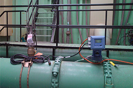 The FPI Mag Flow Meter Installed In The Water Treatment Plant