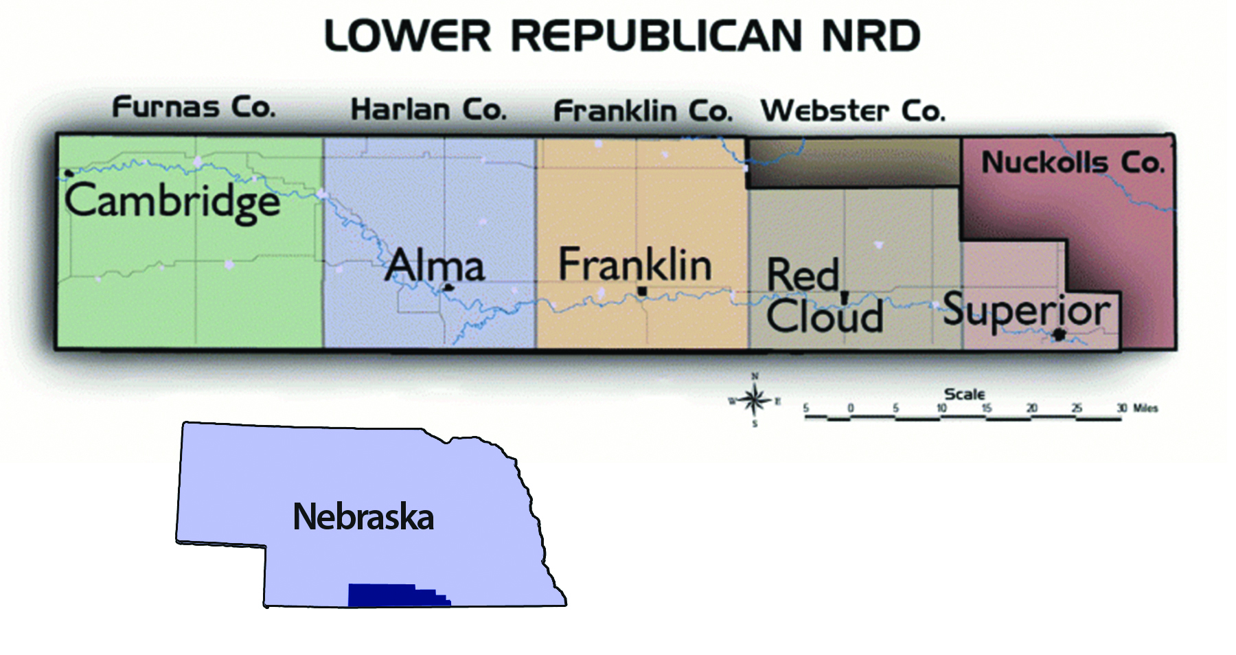 Lower Republican NRD Map