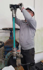 Inserting FPI mag meter in pipe