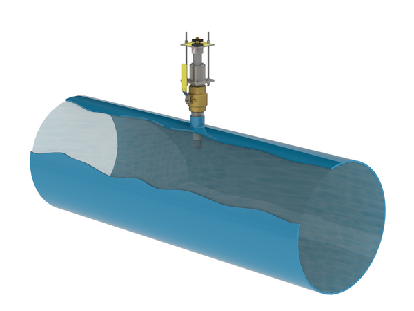 SPI Mag Insertion Flow Meter for Municipal and Industrial Flow Applications